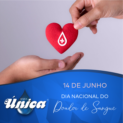 14 de junho é o Dia do Doador de Sangue